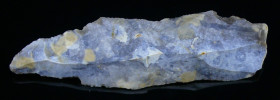 Néolithique - Troissereux (Oise 60) - Pointe de lance ou couteau en silex
Belle pointe de lance ou couteau d'une belle couleur bleu gris. 120 mm