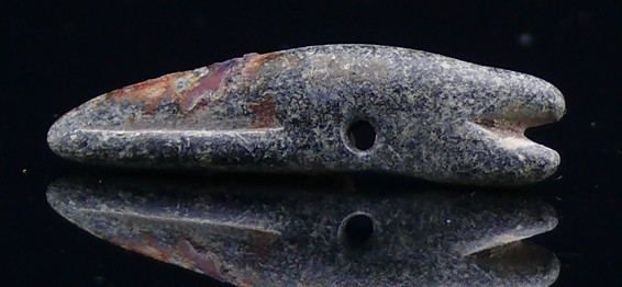 Egypte - Basse époque - Amulette en pierre (crocodile) - 633-332 av. J.-C. - (26...