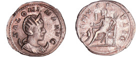 Salonine - Antoninien (257-259, Cologne) - Vénus
A/ SALONINA AVG Buste diadémé drapé sur un croissant. 
R/ VENVS FELIX. Vénus assise à gauche, tenan...