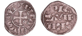 France - Poitou - Richard Cœur De Lion - Denier
Richard Cœur De Lion (1189-1199). A/ RICARDVS REX. Croix, annelet dans le 4ème quadran.
R/ PIC / TAV...