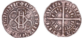 France - Hainaut - Guillaume 1er - Demi-gros de Valenciennes
Guillaume 1er (1304-1337). A/ GVILLELMVS COMES hAnOnIE. Monogramme du Hainaut, orné de d...