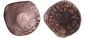 France - Louis XIII (1610-1643) - Quinzain contremarqué au lis sur un douzain d'Henri IV 1594
TB
L4L.59-Ga.21
 Bill ; 2.13 g ; 24 mm