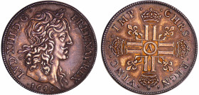 France - Louis XIII (1610-1643) - Quatre louis d’or au buste nu - 1640 A (Paris)
SUP
L4L.65-Ga.60
 Etain bronzé ; 15.44 gr ; 35 mm