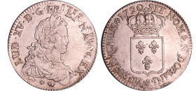 France - Louis XV (1715-1774) - Ecu de France - 1720 A (Paris) flan réf
SUP
L4L.445-Ga.319
 Ar ; 24.35 gr ; 39 mm