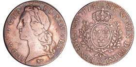 France - Louis XV (1715-1774) - Ecu au bandeau - 1741 X (Amiens)
TTB
L4L.494-Ga.322
 Ar ; 28.95 gr ; 41 mm