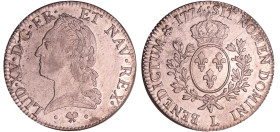 France - Louis XV (1715-1774) - Ecu à la vieille tête - 1774 L (Bayonne)
SUP
L4L.512-Ga.323
 Ar ; 29.14 gr ; 42 mm