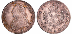 France - Louis XVI (1774-1792) - Ecu aux branches d’olivier - 1790 A (Paris) 1er sem
TTB
L4L.540-Ga.356
 Ar ; 29.38 gr ; 42 mm