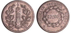 France - Directoire (1795-1799) - Essai de Thuillié fondeur à Nancy 1796
SUP
Maz.328-Henin.770
 MdC ; 22.09 gr ; 32 mm