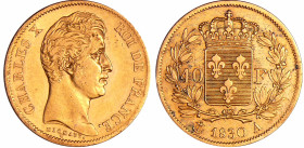 France - Charles X (1824-1830) - 40 francs 1er type 1830 A (Paris)
TTB
Ga.1105-F.543
 Au ; 12.82 gr ; 26 mm