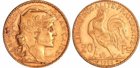 France - Troisième république (1871-1940) - 20 francs Marianne 1903 A (Paris)
SUP+
Ga.1064a-F.535
 Au ; 6.45 gr ; 21 mm