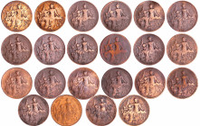 France - Troisième république (1871-1940) - 5 centimes Dupuis lot de 22 monnaies
1898, 1899, 1900, 1901, 1902, 1903, 1904, 1905, 1906, 1907, 1908, 19...