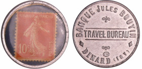 France - Timbre monnaie Banque Jules Boutin - 10 centimes
SUP
 ; 1.03 gr ; 33 mm