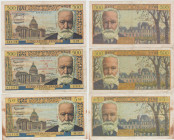 France - 500 francs et 5 NF francs "Victor Hugo", Lot des 3 billets
Billets de 500 francs, 5 NF surchargé et 5 NF.
TB
Fayette.F35-F52-F56