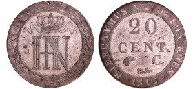 Allemagne - Westphalie - Jérome Napoléon - 20 centimes 1812 C
SUP
LMN.724-Gad.W6
 Bill ; 3.89 gr ; 24 mm