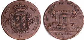 Belgique - Jeton - Introduction de la presse à monnaie, Anvers (1692)
TTB
Dugn.4589-Pauwels.2013
 Cu ; 10.79 gr ; 29 mm