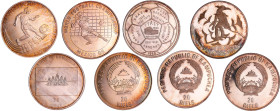 Cambodge - Lot de 4 monnaies de 20 reis
PROOF
KM#72-79-81-84
 Ar ; ;