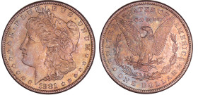 Etats-Unis - Dollar "Morgan" 1881 S (San-Francisco)
SPL
KM#110
 Ar ; 26.70 gr ; 37 mm