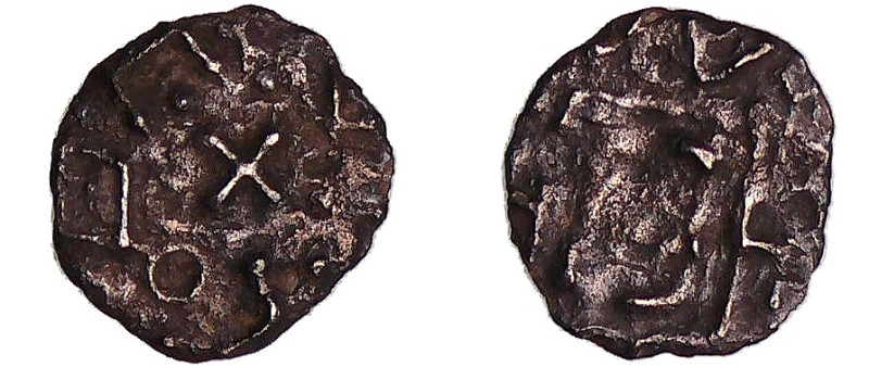 Grande-Bretagne - Denier mérovingien à identifier
TTB
--
 Ar ; 0.50 gr ; 10 m...