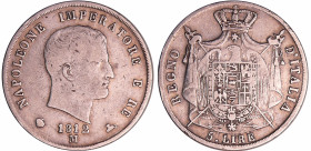 Italie - Lombardie - Napoléon 1er - 5 lires 1812 M (Milan)
TB+
LMN.428-Montenegro.226
 Ar ; 24.44 gr ; 37 mm