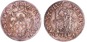 Italie - Etat Papal - Pius IV (1559-1565) - Teston
TTB
Muntoni.10
 Ar ; 9.55 gr ; 29 mm
