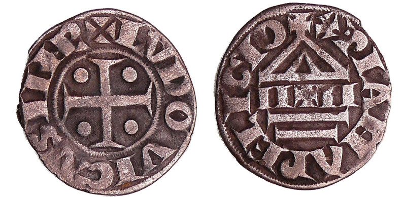 Suisse - Valais, Saint-Maurice d'Agaune (11ème - 12ème siècle)
A/ + LVDOVICVS I...