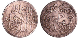 Tunisie - Abdul Mejid (AH 1255-1277 / 1839-1861) - 2 Kharub 1273 (Tunis)
TTB
KM#132
 Ar ; 0.44 gr ; 13 mm