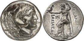MAKEDONIEN. 
KÖNIGREICH. 
Alexander III. der Große 336-323 v. Chr. Tetradrachmon, postum (ca. 325/317) 16,67g, unbestimmte Münzstätte (Macedonie, Th...