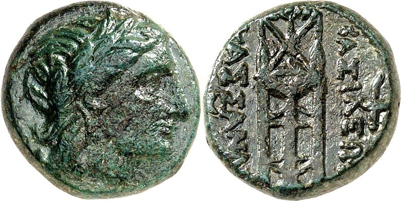 MAKEDONIEN. 
KÖNIGREICH. 
Kassander 316-297 v. Chr. AE-Tetrachalkon 18/19mm (3...
