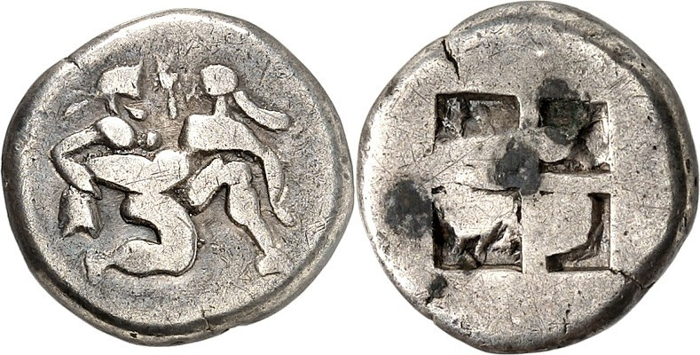 THRAKIEN. 
INSELN VOR THRAKIEN. 
THASOS. Trite (1/3 Stater) (463/411 v. Chr.) ...