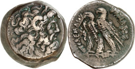 ÄGYPTEN. 
Ptolemaios VI. Philometor 180-145 v. Chr. AE-Drachme/120-er 29mm (180/176 v.Chr.) 24,9g, Alexandreia. Ammonkopf n.r. / PTOL EMAIOY - BA SIL...