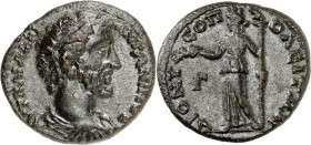 MOESIEN. 
DIONYSOPOLIS (Balcik). 
Antoninus Pius 138-161. AE-24mm 8,05g. Barhäuptige drapierte Büste n.r. AVTOKPA ANT WNINOC / DION VCO POLEITWN Dem...