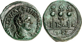 BITHYNIEN. 
NIKAIA (Iznik). 
Severus Alexander 222-235. AE-Assarion 20/19mm 4,95g. Paludamentbüste m. Lkr. n.r. M AYP CEY ALEZANDRO C AY / NI-KA-IE-...