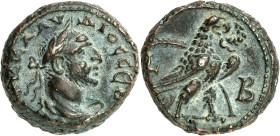 ÄGYPTEN. 
ALEXANDREIA (al-Isqandariyah). 
Claudius II. Gothicus 268-270. AE-Stater ("2"= 269/270) 10,12g. Büste mit Panzer und Lorbeerkranz n.r. AYT...