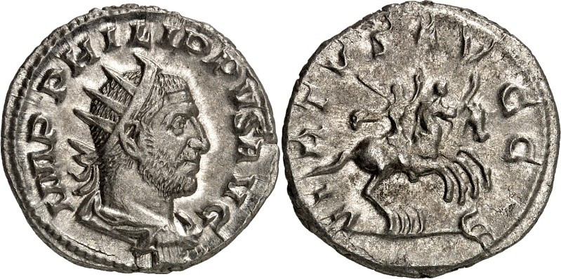 RÖMISCHES KAISERREICH. 
PHILIPPUS I. Arabs 244-249. Antoninian (248/249) 3,98g,...