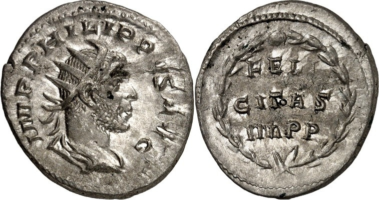 RÖMISCHES KAISERREICH. 
PHILIPPUS I. Arabs 244-249. Antoninian (248/249) 4,01g....