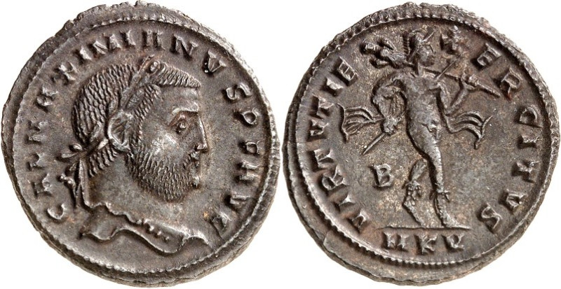 RÖMISCHES KAISERREICH. 
MAXIMIANUS I. Herculius, 285-308,310. AE-Follis 26mm (3...