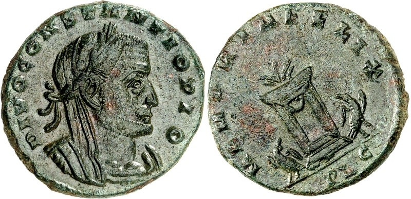 RÖMISCHES KAISERREICH. 
Divus Constantius z.Z. Constantin&nbsp;I. / Maxentius 3...
