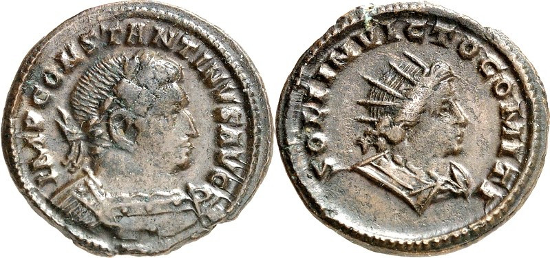 RÖMISCHES KAISERREICH. 
CONSTANTINUS I. der Große, Augustus 306(310)-337. AE-Fo...