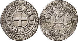 FRANKREICH. 
Philippe III. le hardi 1270-1285. Tournose 3,59g TVROIIV.S. Dup. 202A var., Laf. -. . 

ss