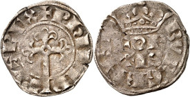 FRANKREICH. 
Philippe IV. le bel 1285-1314. Bourgeois fort o.J. (1311) 1,03g. Bourger Kreuz / BVRGENSIS Krone über FOR-TIS. Dup. 231, Laf. 236. . 
...