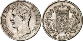 FRANKREICH. 
Charles X. 1824-1830. 2 Francs 1828 A Paris. Gad. 516, KM 725.1. . 

ss