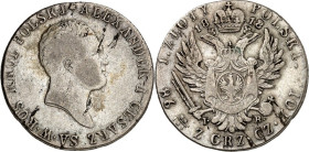 POLEN. 
Unter Russland. 
Alexander I. 1815-1825. 1 Zloty 1818 I.-B. Gum.&nbsp; 2518, Kam./Kop.&nbsp; 620, KM&nbsp; 98. . 

s/ss