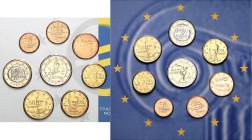 GRIECHENLAND. 
Kursmünzensatz 2002 Plastik, 2004. . 

Flyer,Or.St