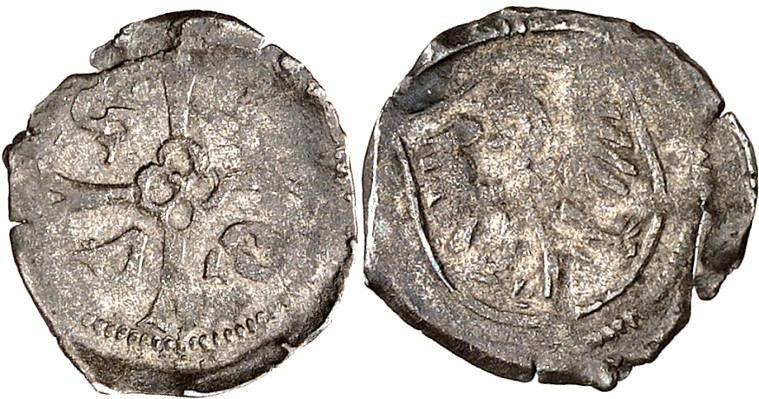 Aachen, Stadt. 
z.Z. Wilhelm IV. v. Jülich 1475-1511. Heller (1/8&nbsp;Groschen...