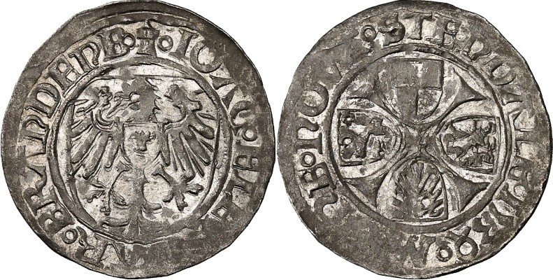 Brandenburg- Markgrafschaft. 
Joachim I., allein (1499-)1513-1535. Groschen 153...