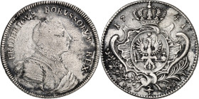 Brandenburg/-Preussen. 
Friedrich II. der Grosse 1740-1786. 2/3 Speziestaler 1741 EGN Berlin. Junges Brustbild n.r./ Ovales Adlerschild in grosser Ka...