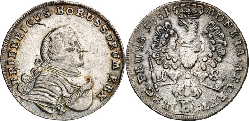 Brandenburg/-Preussen. 
Friedrich II. der Grosse 1740-1786. 18-Gröscher (Tympf)...