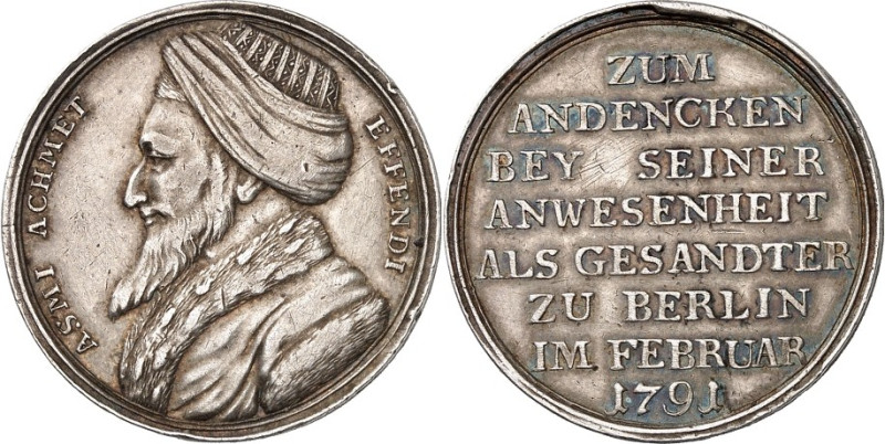 Brandenburg/-Preussen. 
Friedrich Wilhelm II. 1786-1797. Erinnerungsjeton (Meda...