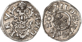 Braunschweig/-Wolfenbüttel. 
Friedrich Ulrich 1613-1634. Kipper 1/24 Taler 1620 MND- BRV, Helm mit Braunschweiger Zier. W.&nbsp; 1127, Fi.&nbsp; 1434...