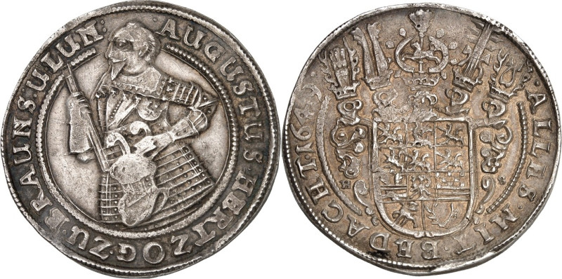Braunschweig/-Wolfenbüttel. 
August d. Jüngere 1635-1666. Reichstaler 1649 H-S,...
